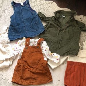 Baby girl jumper/romper/dress. 5 outfits!